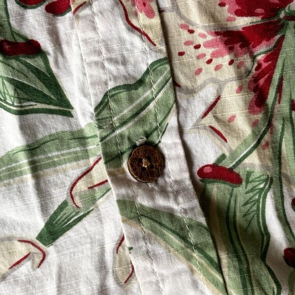 Alexander Julian Shirt Sz XL Colours Hibiscus Flower Print Hawaiian Casual Mens - Picture 3 of 9